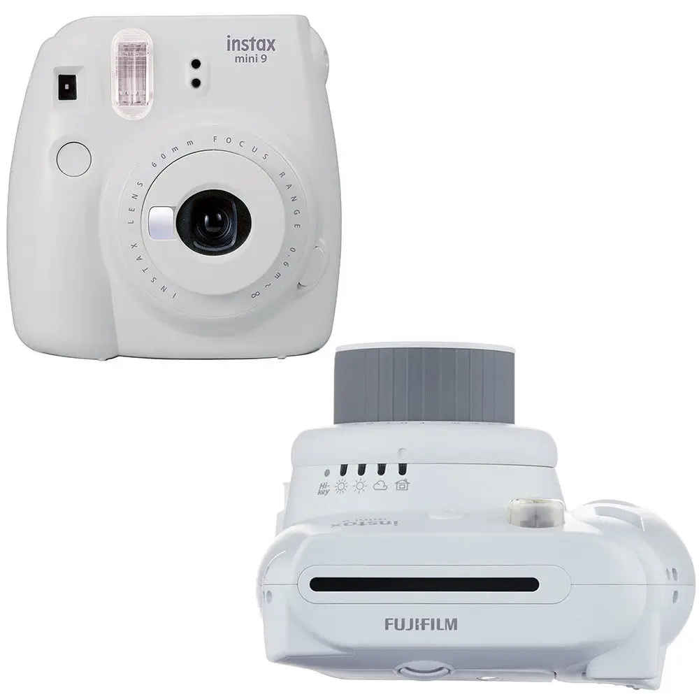 Fujifilm Instax Mini 9 мгновенная камера дымчато белая + 50 фотографий Fuji instant 8 рамка пленка