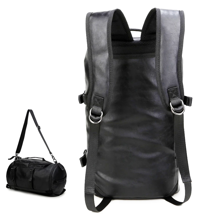NEWBOLER Gym Bag Leather sac de Sport Backpack For Men Fitness Training Travel Camping Waterproof Shoulder Sports Duffel | Спорт и