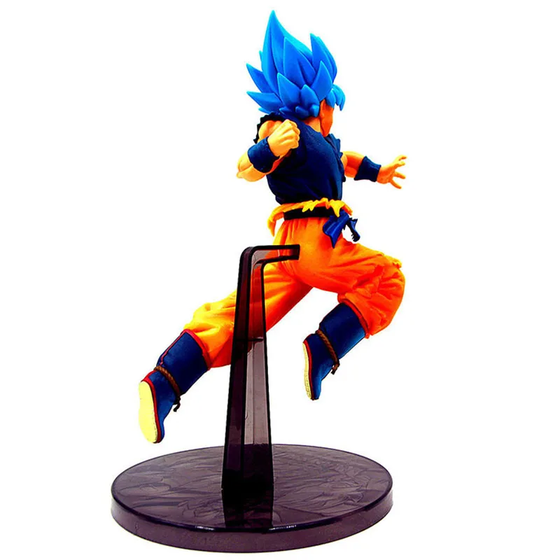 Новинка 21 см Драконий жемчуг Z Goku синие волосы Ver Super Saiyan Broli Боевая фигурка ПВХ
