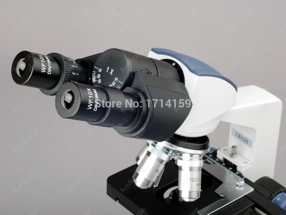 Клиника больница AmScope поставки 40X 2000X LED бинокулярный цифровой составной