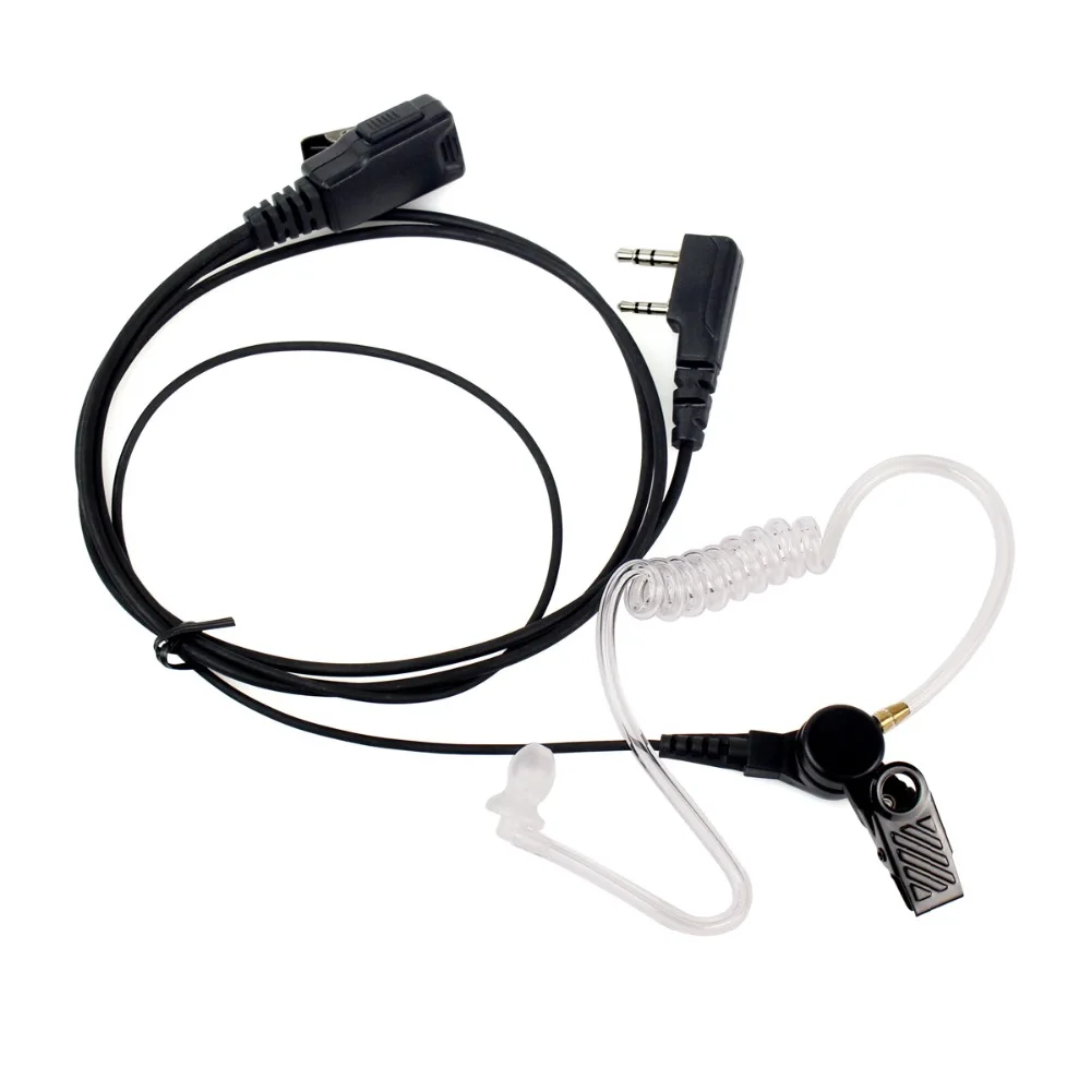 Скрытый акустический трубчатый наушник PTT MIC для Kenwood TK2107 TK3107 BAOFENG UV 5R 888s Motorola