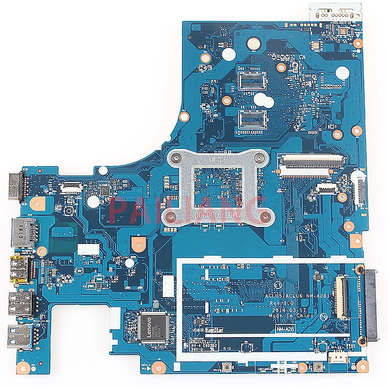 PAILIANG материнская плата для ноутбука lenovo G50-45 PC материнская плата AMD EM6010 MB ACLU5 ACLU6 NM-A281 15 дюймов full tesed DDR3