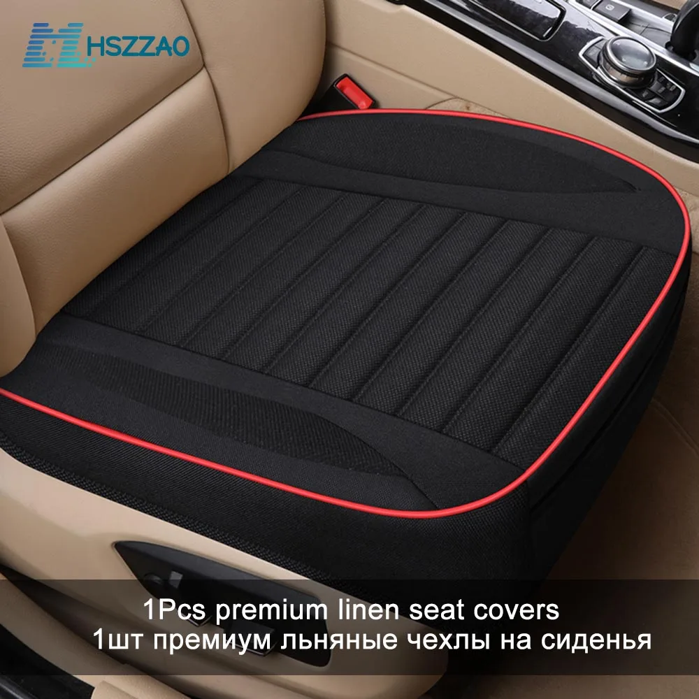 1pcs Black Всесезонный чехол для сиденья автомобиля, подушка для сиденья автомобиля vw passat b5 golf tiguan, Mercedes Benz C200 E260 GLK ML, автомобильный стиль - Название цвета: 1pcs Black