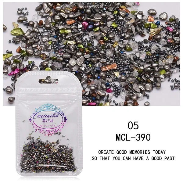MCL-390-05 Meicailin 400 шт./пакет AB Стразы для ногтей с плоским основанием ноготь маникюрный-разные размеры шпильки кристалл дизайн для ногтей украшения камень ногтей искусство - Цвет: MCL-390-05