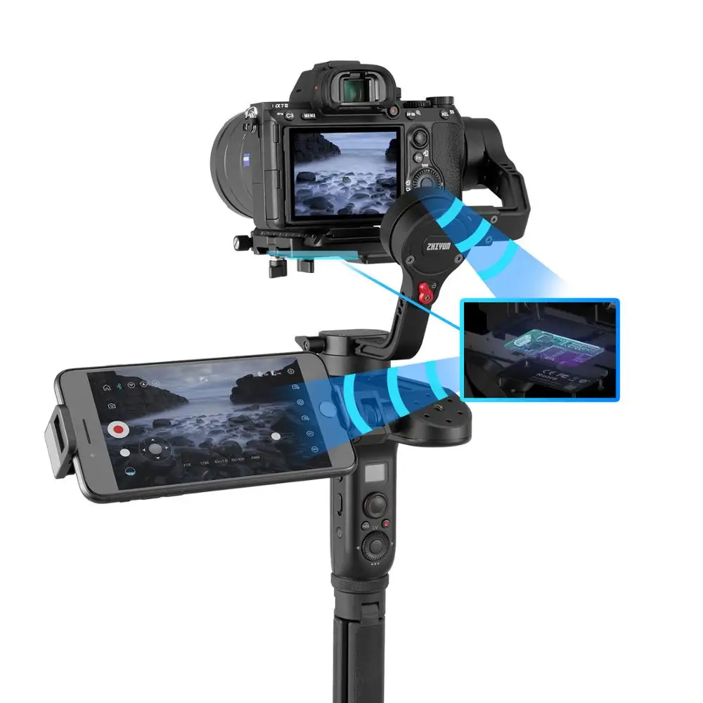 ZHIYUN официальный Weebill LAB 3-осевой ручной карданный oled-экран универсальная структура стабилизатора для беззеркальной камеры VS Crane 3