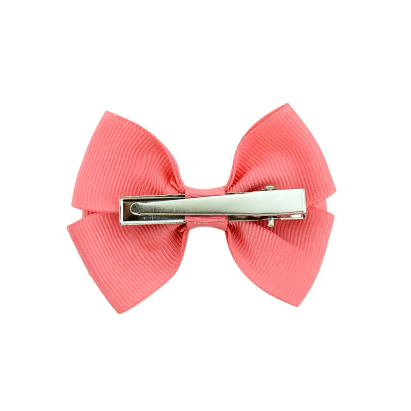 

20 Colors Approx 2.6" Grosgrain Ribbon Bow Tie Baby Clips Women Hairclip Handmade Bowknot Girls Kids Hairpins Hair Accessories