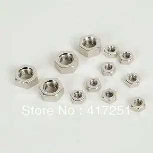 

50pcs 304 Stainless Steel Metric M5x0.8mm Pitch Left Hand Thread Hex Nut Metric Reverse Thread Hexagon Left Tooth Nut
