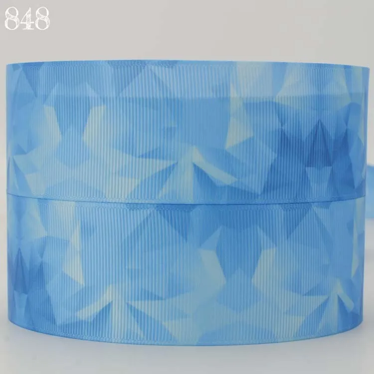 

1/2 " 38mm Diamond gradient printed grosgrain ribbon party decoration ribbon Free shipping