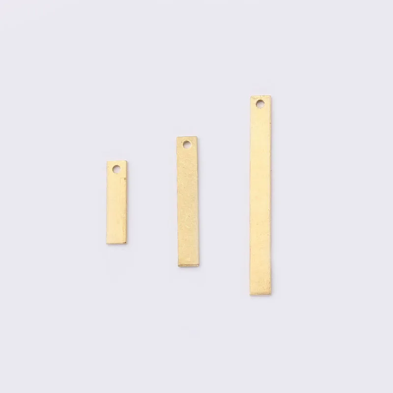 30 шт. прямоугольные подвески из латуни|Шармы| |