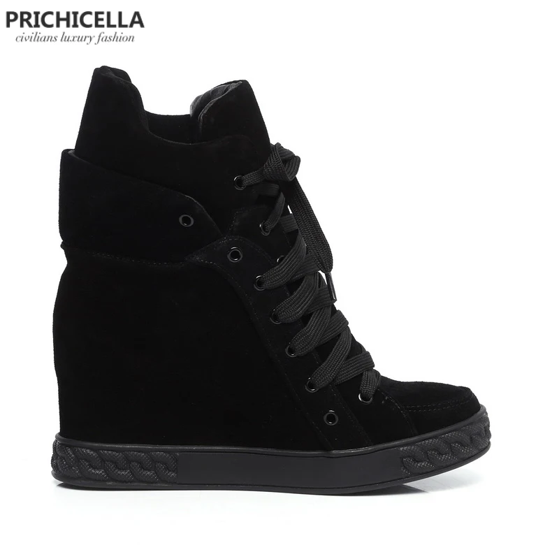 Женские ботильоны на шнурках PRICHICELLA повседневные из натуральной кожи