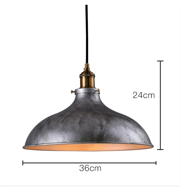 IKVVT LED винтажный чердак подвесные светильники E27 лампы алюминиевые промышленный