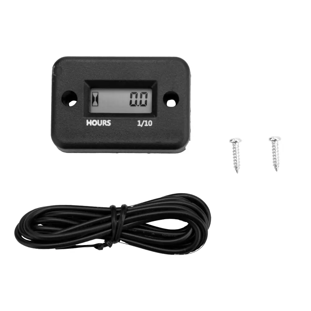 Waterproof LCD Digital Display Engine Tach Hour Meter Motor Sroke Car Motorcycle Boat Speedometer | Автомобили и мотоциклы
