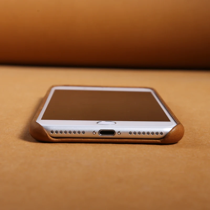 D парк Винтаж натуральная кожа чехол для iPhone 7 ультра тонкий задняя защита