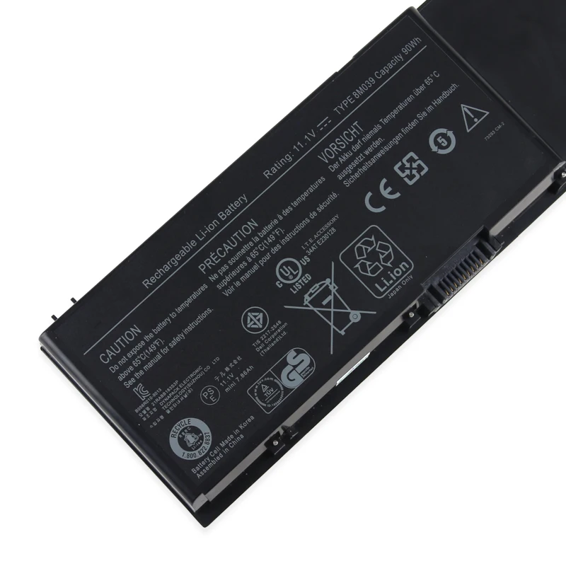Оригинальный аккумулятор для ноутбука DELL Precision M6400 M6500 M2400 8M039 KR854 11 1-312 0868-312 0873 в 90