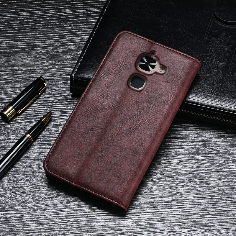 Кейс для LeEco Le 2 Чехол Высококачественная крышка Ретро Флип кожаный кейс делового