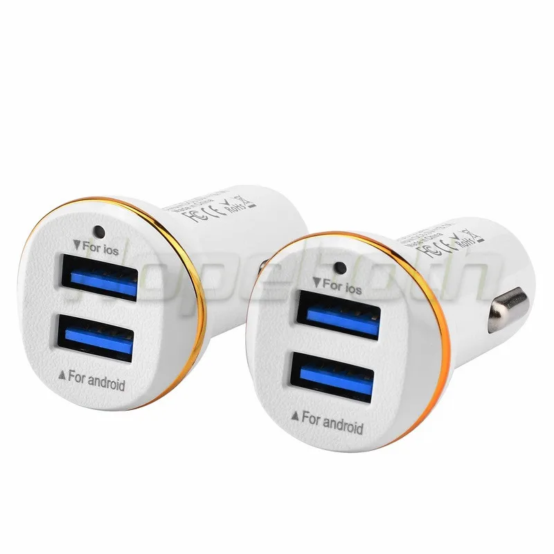 Автомобильное зарядное устройство hopeboth с двумя USB портами 2USB 2A адаптер для
