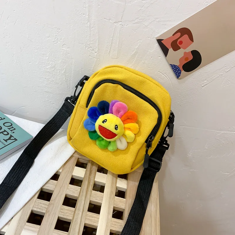 Холщовые дамские сумочки через плечо милая простая квадратная маленькая сумочка