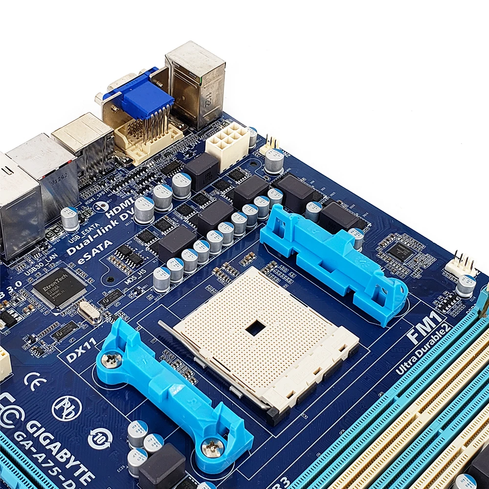 Gigabyte GA A75 D3H настольная материнская плата ADM гнездо FM1 AMD Lynx Llano серии APU DDR3 32G SATA3 USB3.0 E