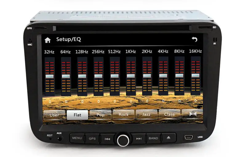 Навигация GPS Bluetooth CD-плеер MP3 / MP4 проигрыватели радио сенсорный экран телевизор Ipod