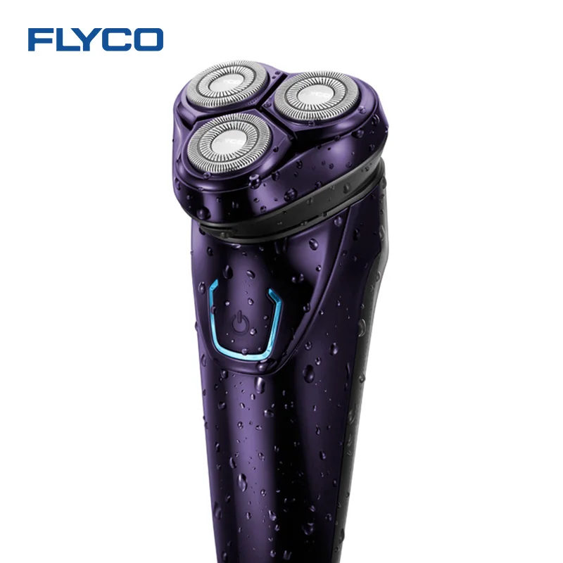 Бритва FLYCO IPX7 Мужская аккумуляторная Водонепроницаемая с тремя плавающими