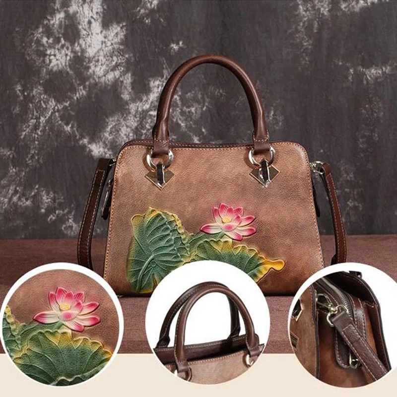 Женская сумка-тоут через плечо с цветочным принтом | Багаж и сумки