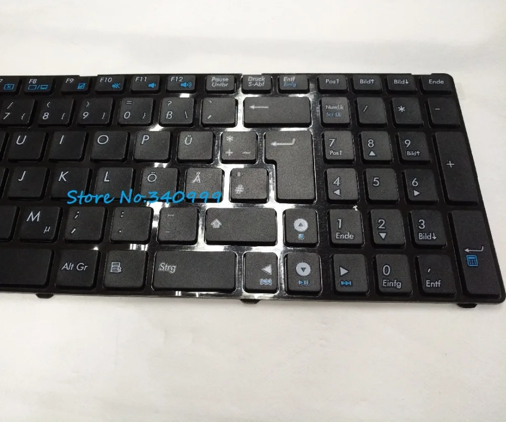 Бесплатная доставка Новая немецкая клавиатура для ASUS G72 G73 G60 K52 N53 N61V N60 N61 N50 K53 K52J