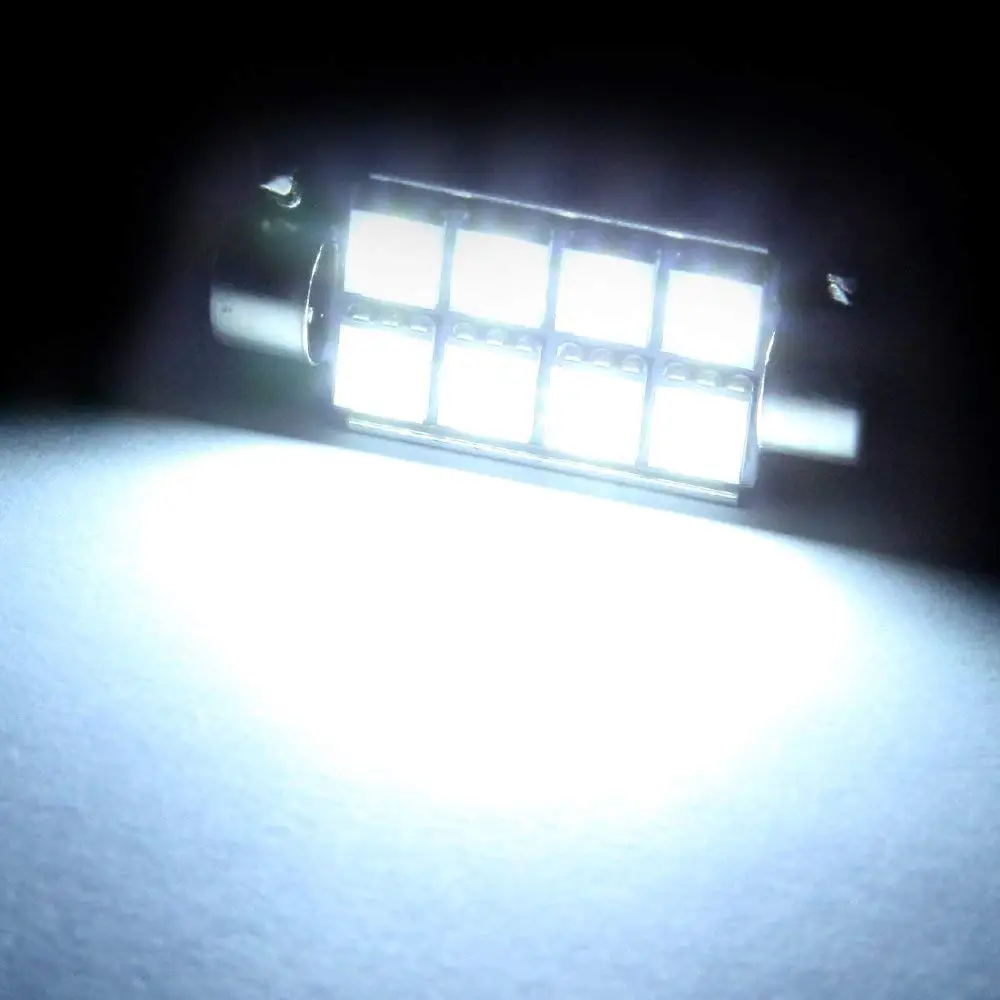 Festoon CAN BUS 42 мм светодиодный C5W CANBUS без ошибок 8 SMD 5050 Светодиодный светильник для