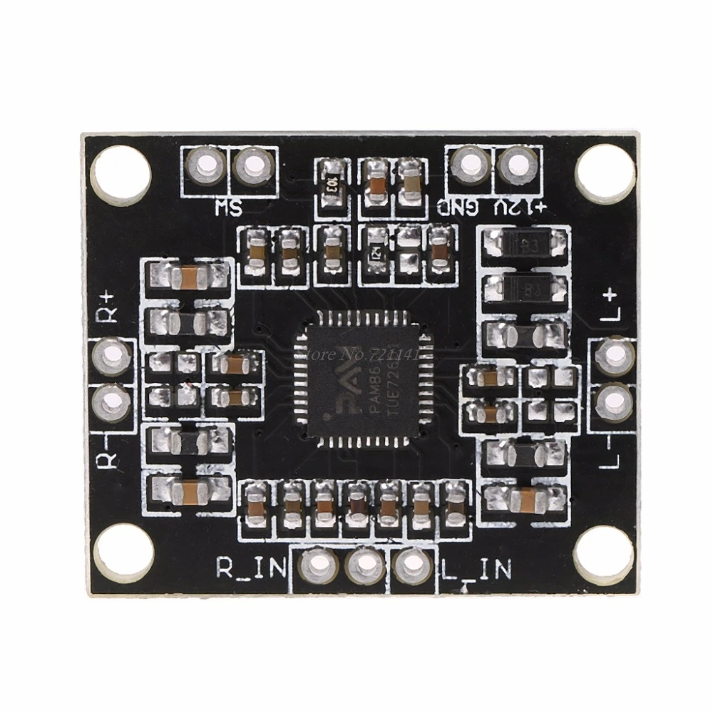Новый PAM8610 2*15 Вт стерео цифровой усилитель плата двухканальный Прямая