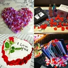 1000 шт, свадебные украшения, цветные лепестки роз из шелковой ткани, искусственные лепестки цветов, Свадебные лепестки 5X5cm 7z