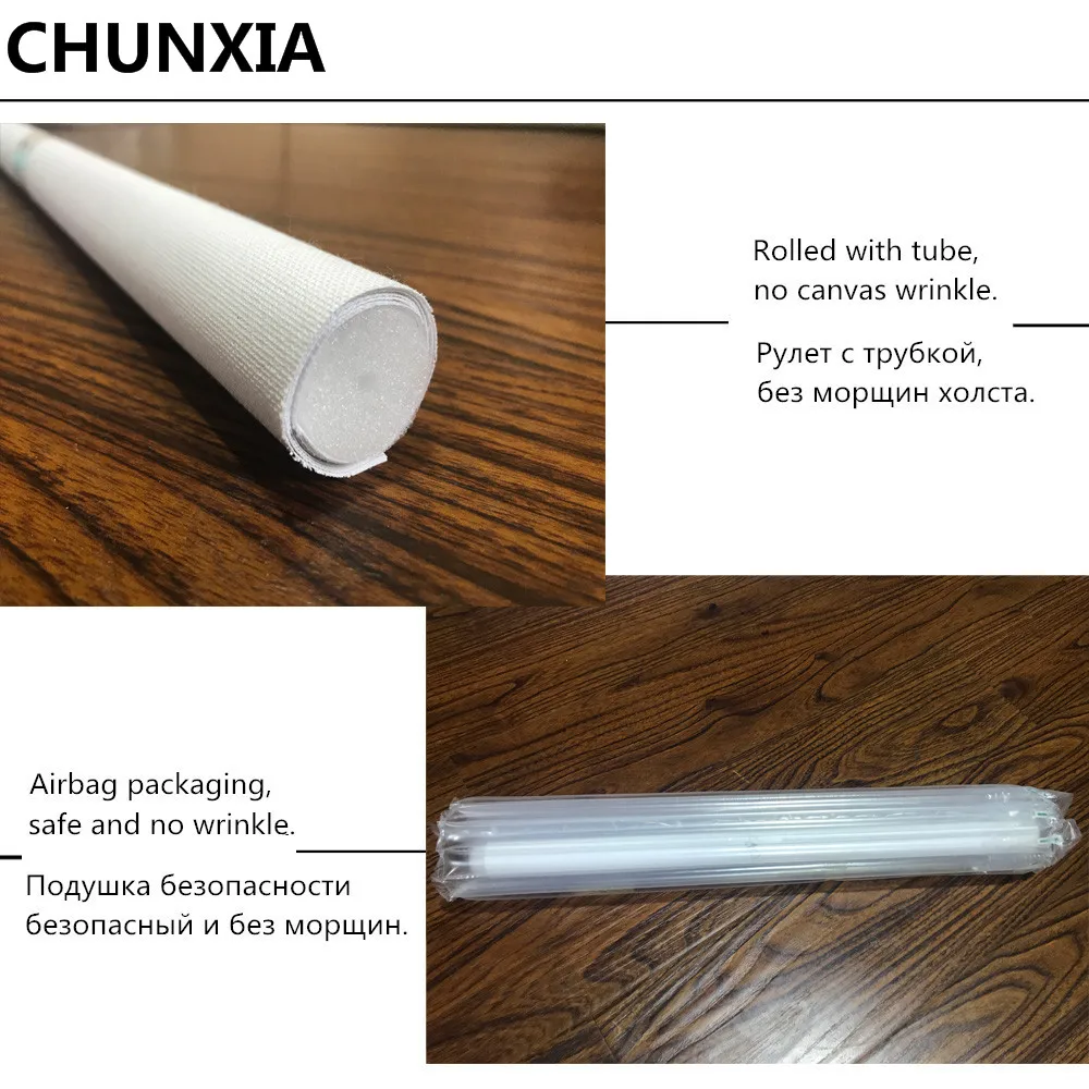 CHUNXIA PBN DIY Краска для раскрашивания по номерам масляная краска в рамке фигура