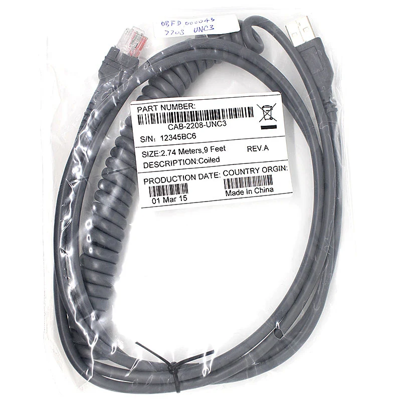 USB-кабель для Motorola Symbol LS2208 LS4208 LS7708 LS7808