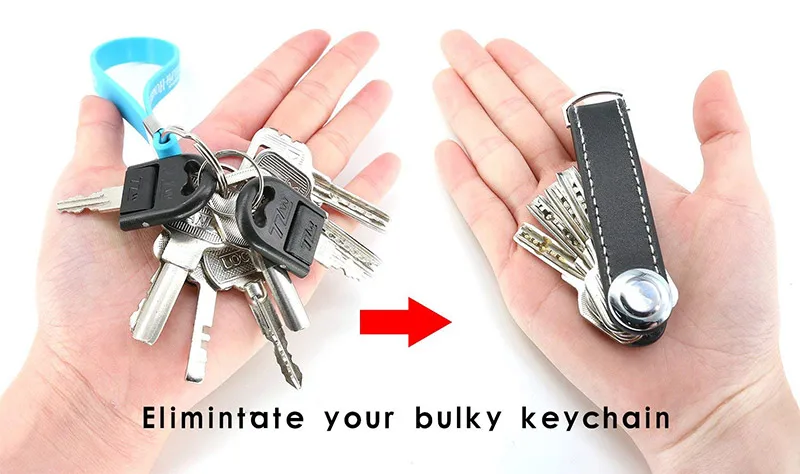 DIY ключ кошелек EDC Шестерня ключ держатель креативный подарок Автомобильный ключ органайзер портативный компактный многофункциональный ключ зажим