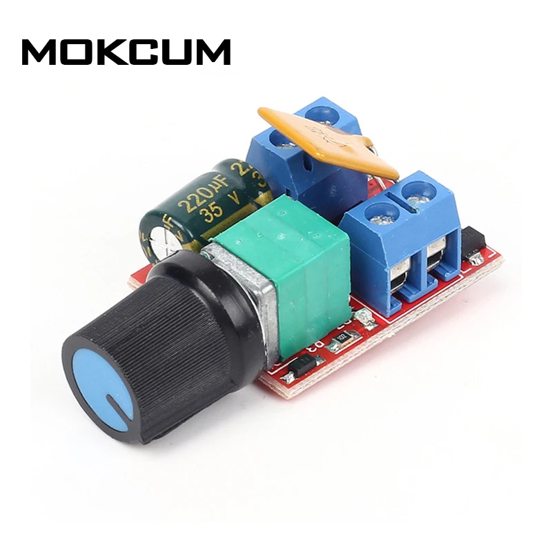 DC 5A мотор контроллер скорости ШИМ мотора постоянного тока controller6V 30V