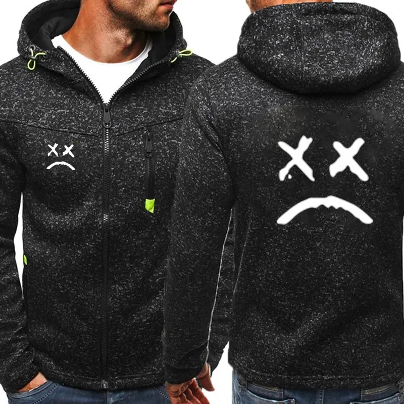 

2019 Autumn and Winter Men Hoodies Fashion Printed Hoodie Sweatshirt Cotton Long Sleeve Casual Hoody Jacket
