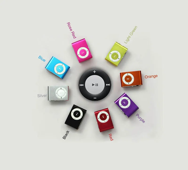 Mp3 плеер 1 8 Гб поддержка 32 ГБ micro sd tf карта мини металлический зажим USB MP3
