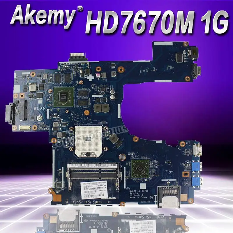Akemy K75DE материнская плата USB3.0 HD7670M 1 ГБ Rev: 1A для ASUS K75D A75D K75DR K75DE Материнская плата ноутбука 60-NB3MB1100-A01 тестирование