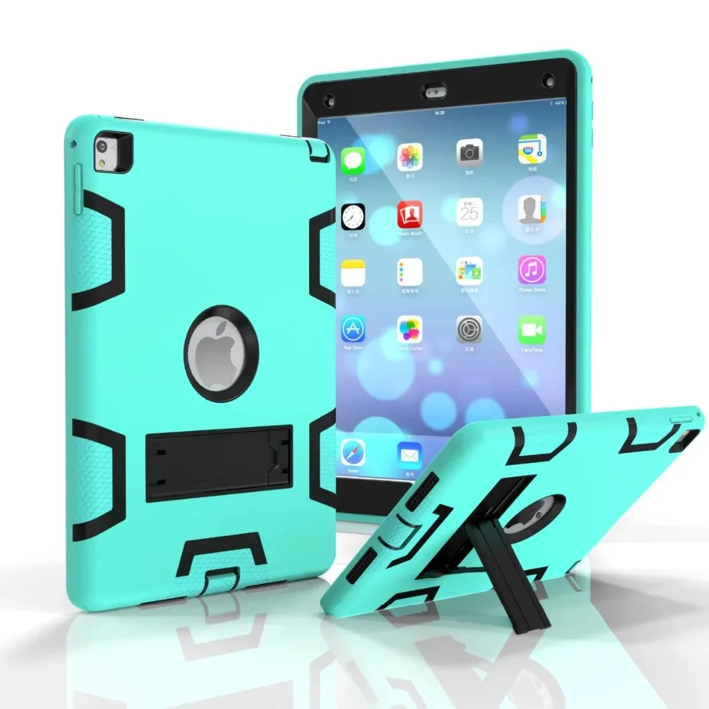 Новинка Чехол для iPad 6/iPad Air 2 сверхпрочный гибридный прочный резиновый жесткий