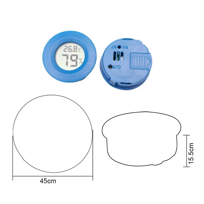 Цифровой термометр и гигрометр juneday измеритель влажности температуры в