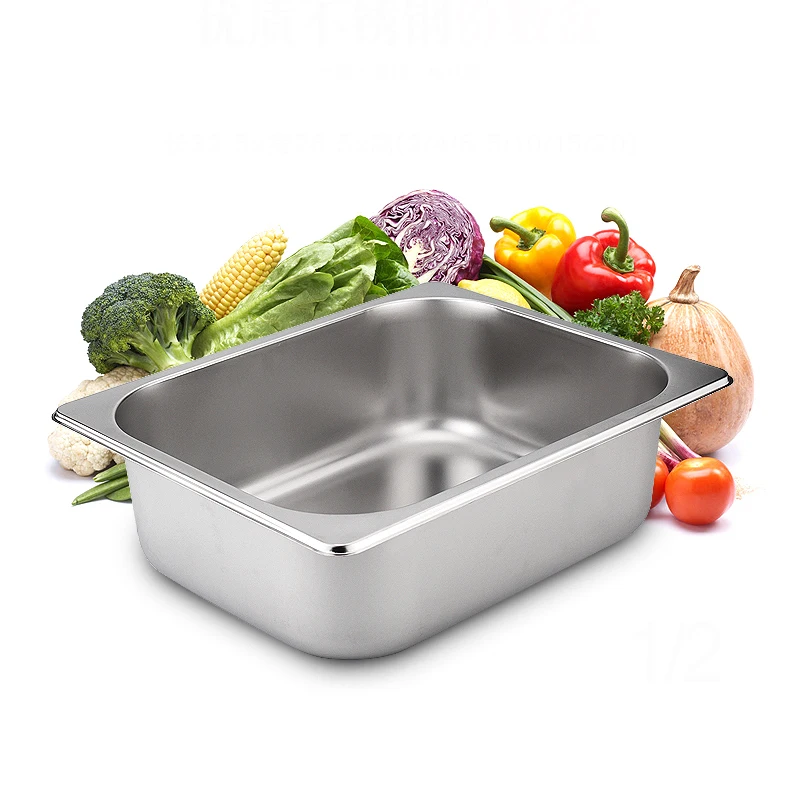 Металлический алюминиевый Bain Marie 7L Варенье Еда Пан буфет теплее вставки льда соус