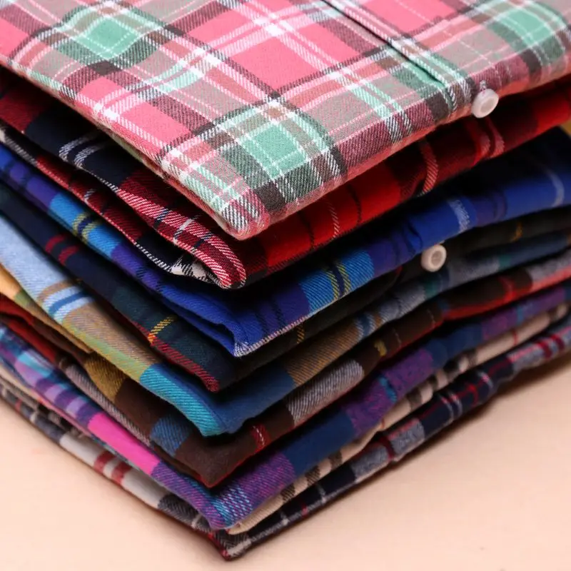 2023 Autumn And Winter Female Shirt Plaid Shirt Women Slim Long Sleeve Cotton Blouse Top Female Outerwear