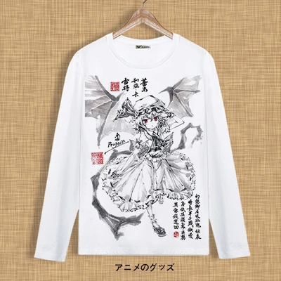 Новые модные футболки с рисунком из мультфильма «Touhou Project»; футболка с длинными рукавами в стиле унисекс «Yagokoro Eirin»; карнавальный костюм японского аниме; L003 - Цвет: 13