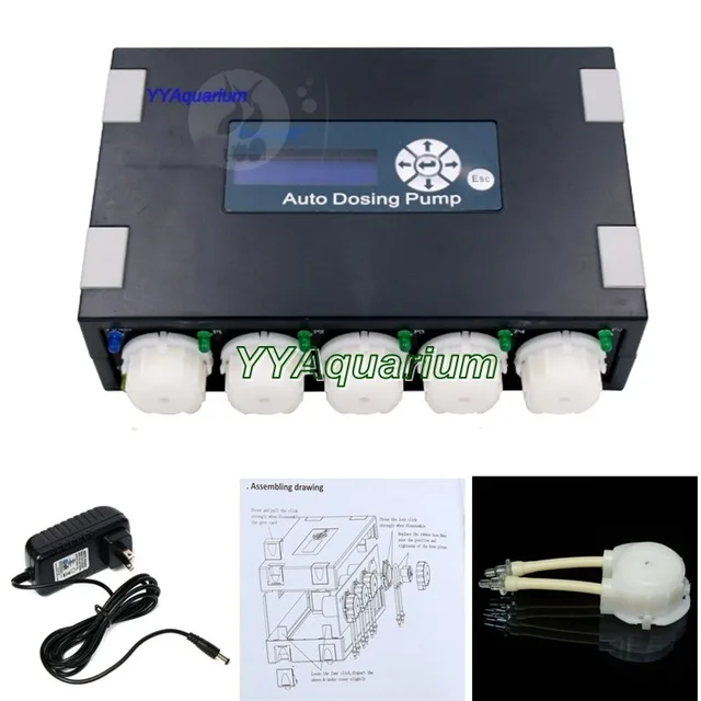 JEBAO DP2 DP3 DP4 DP5 DP-2 DP-3 DP-4 DP-5 DP3S DP4S автоматическое дозирование насос программируемый жидкости SLAVE дозатор для аквариума морских рифов - Цвет: DP5