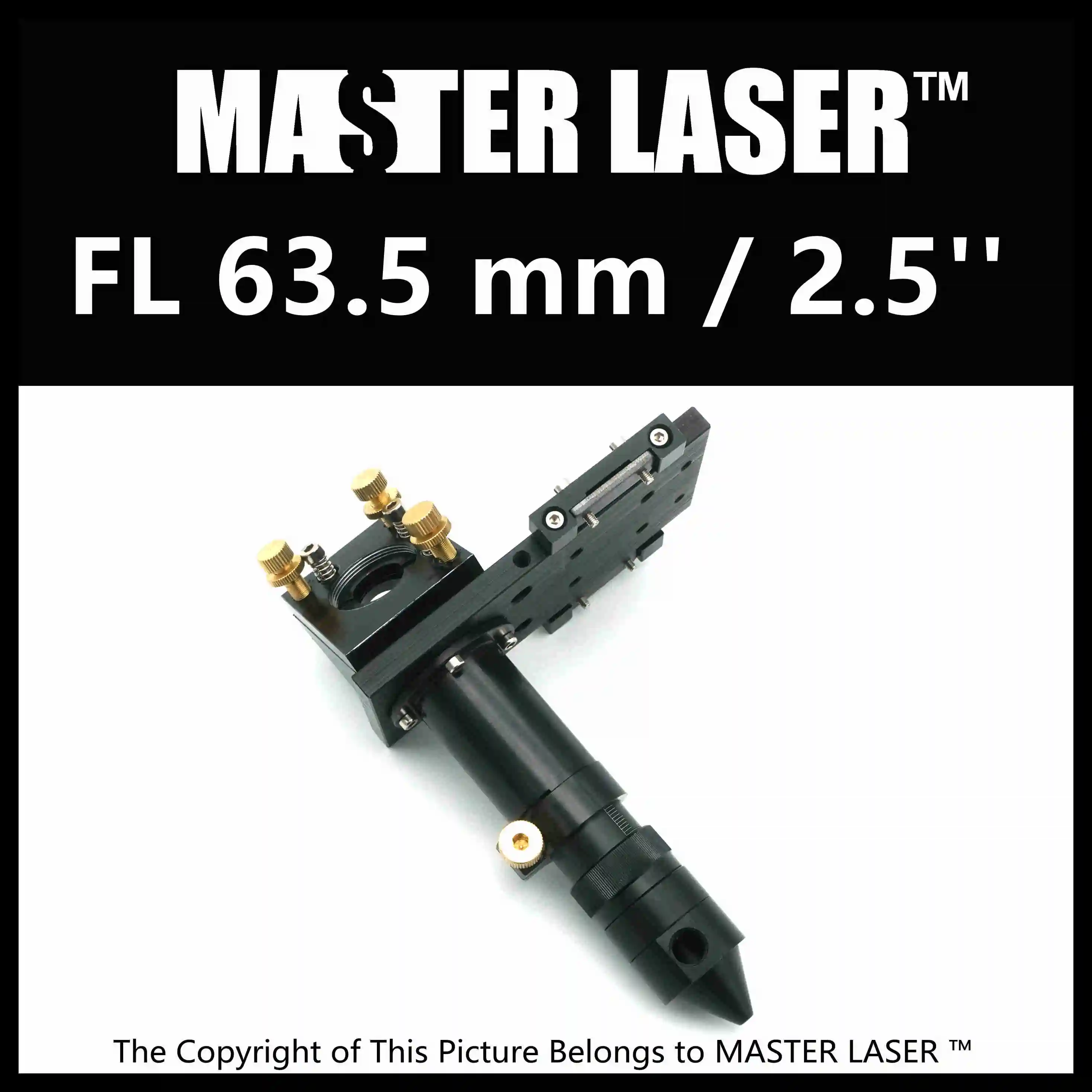 Laser Head Only Диаметр 20 мм fl63.5мм фокус объектива d25мм лазерная головка трубка для CO2 лазерной резки - Цвет: Laser Head Only