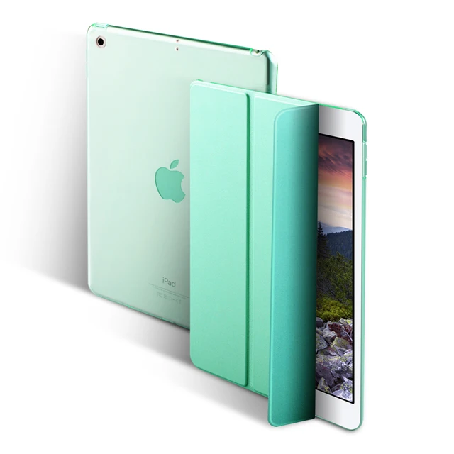 Mint Green Ультра тонкий чехол из искусственной кожи для iPad 9,7 дюймов с магнитной подставкой флип смарт-чехол для нового iPad 6-го 5-го поколения Чехол - Цвет: Mint Green