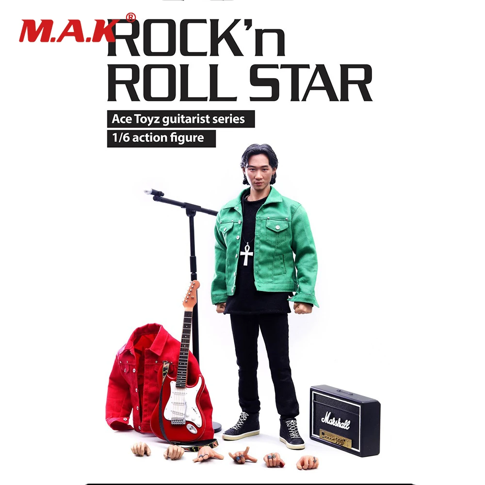 В наличии 1/6 Full Ace Toyz AT 007 За Band певица ка Куи Вонг рок н ролл звезда гитариста Star