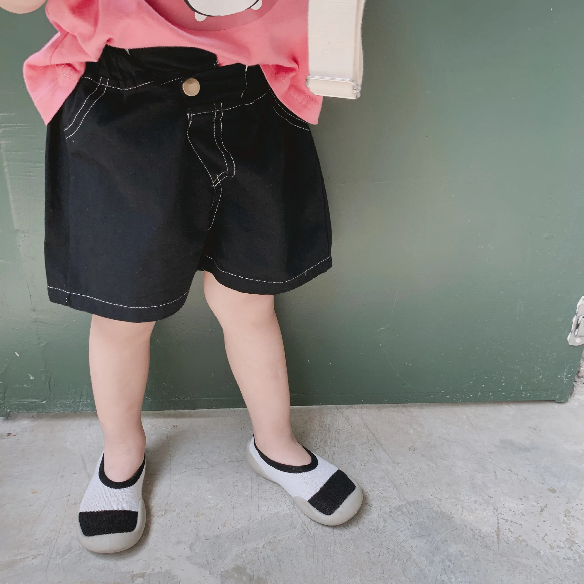 Summer boys girls fashion simple solid color shorts Korean style kids 4 colors all-match casual | Детская одежда и обувь
