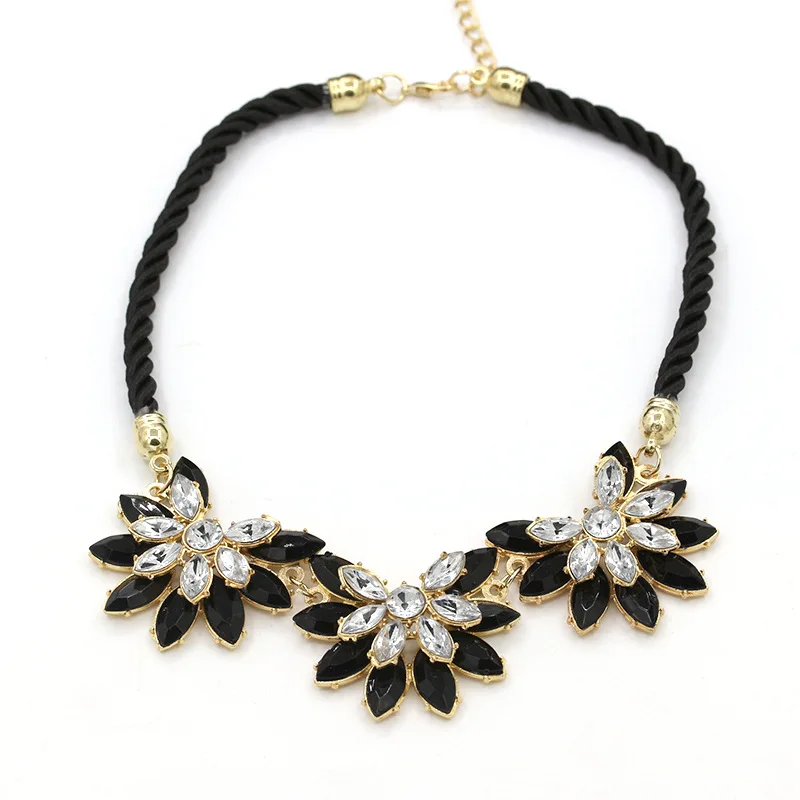 Женское Ожерелье чокер с украшением в виде цветка|jewelry stand for necklaces|necklace jewelry casejewelry