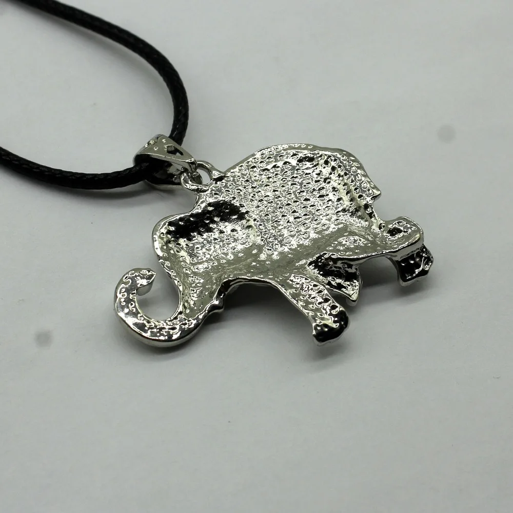 New Abalone Shell Elephan Choker Necklaces For Women Vintage Punk Animal Pendant Necklace Costume Jewelry Dropshipping | Украшения и