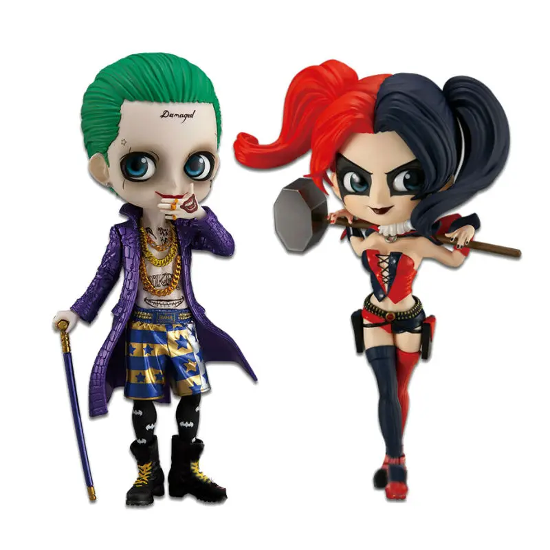 Q posket DC Comics летучая мышь человек отряд самоубийц Харли Куинн Джокер ПВХ фигурка