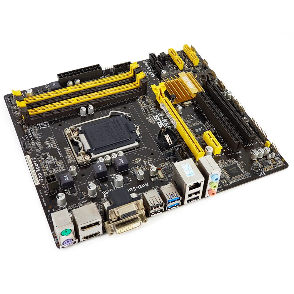 Asus B85M-E настольная материнская плата B85 LGA 1150 для Core i7 i5 i3 DDR3 32G SATA3 USB3.0 DVI HDMI Micro-ATX оригинальная б/у материнская плата